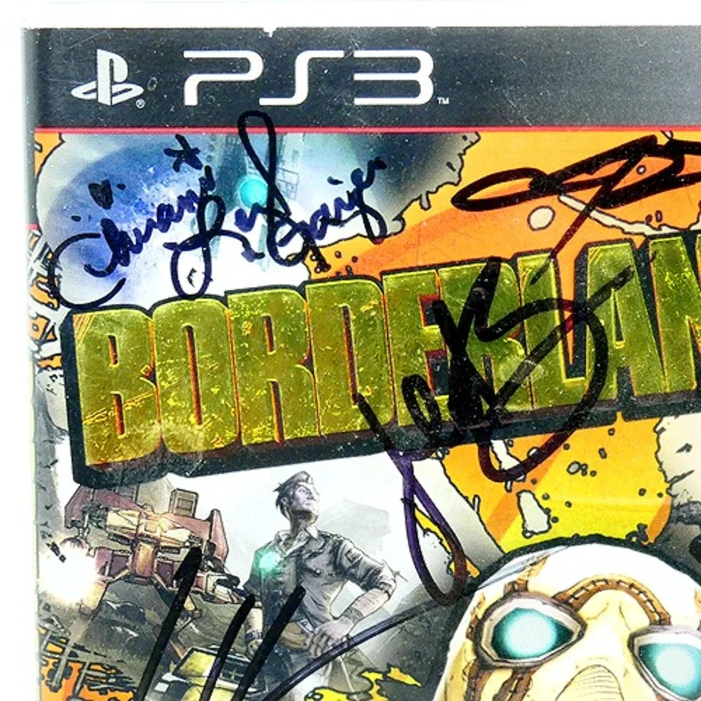 6x Autographed Borderlands 2 (Sony PlayStation 3, PS3) David Eddings Chris Rager